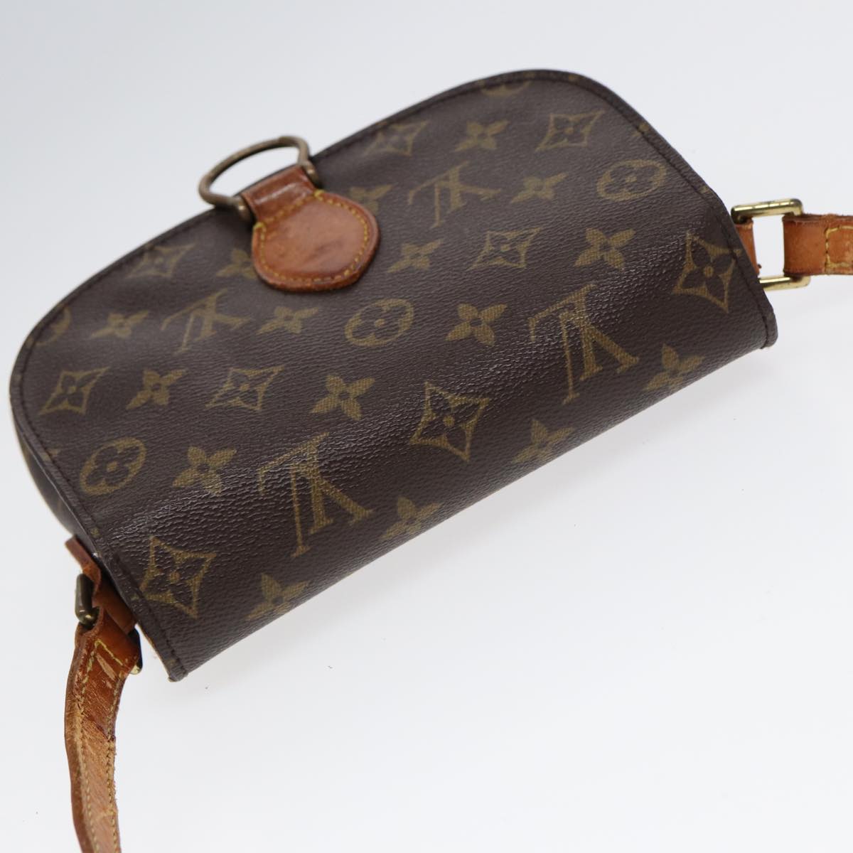 LOUIS VUITTON Monogram Saint Cloud MM Shoulder Bag M51243 LV Auth 88024