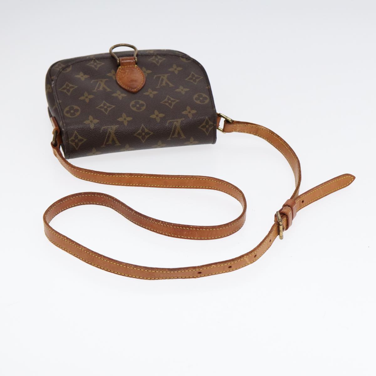 LOUIS VUITTON Monogram Saint Cloud MM Shoulder Bag M51243 LV Auth 88024