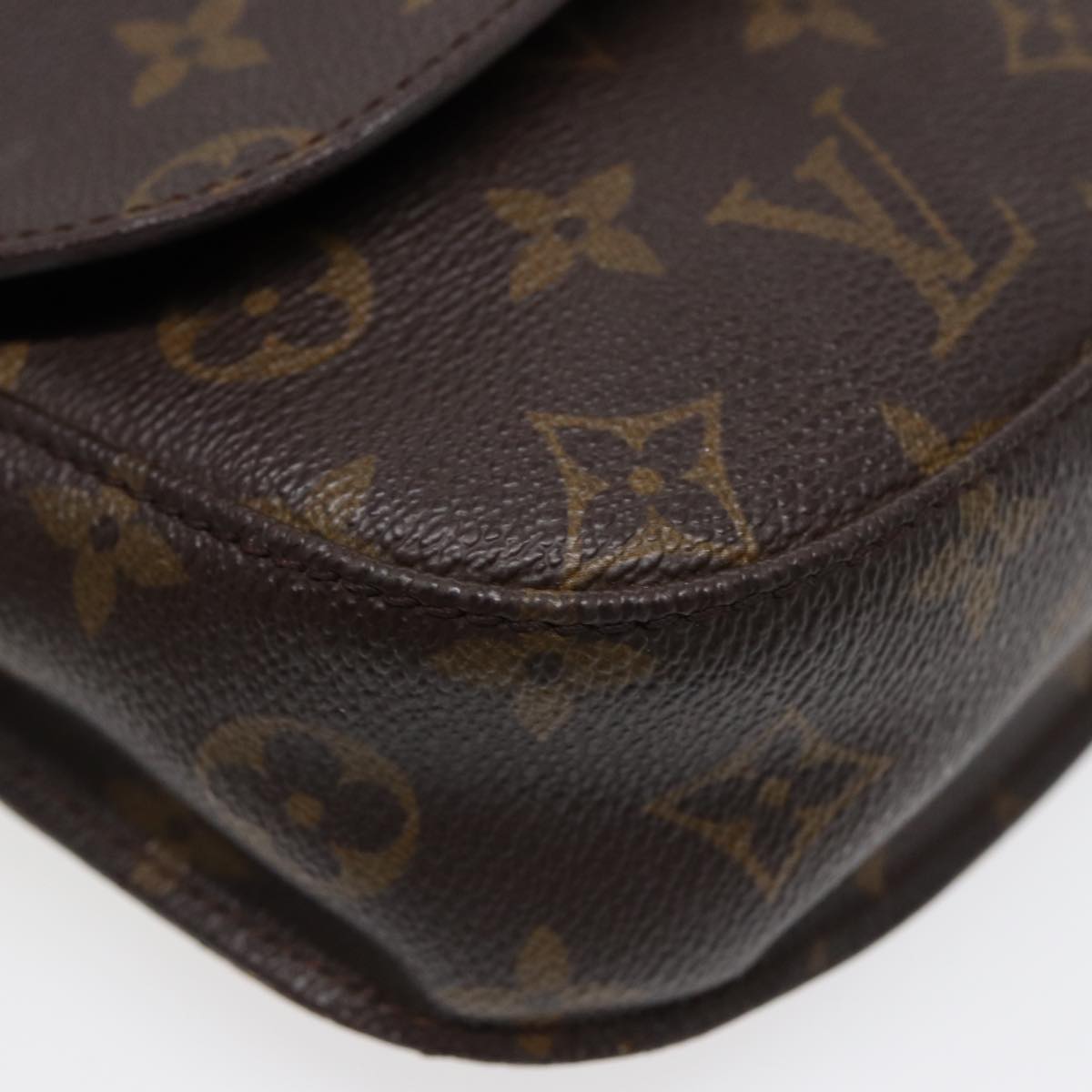 LOUIS VUITTON Monogram Saint Cloud MM Shoulder Bag M51243 LV Auth 88025