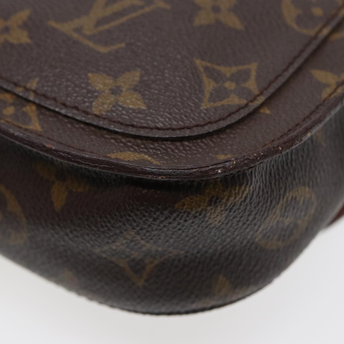 LOUIS VUITTON Monogram Saint Cloud MM Shoulder Bag M51243 LV Auth 88025