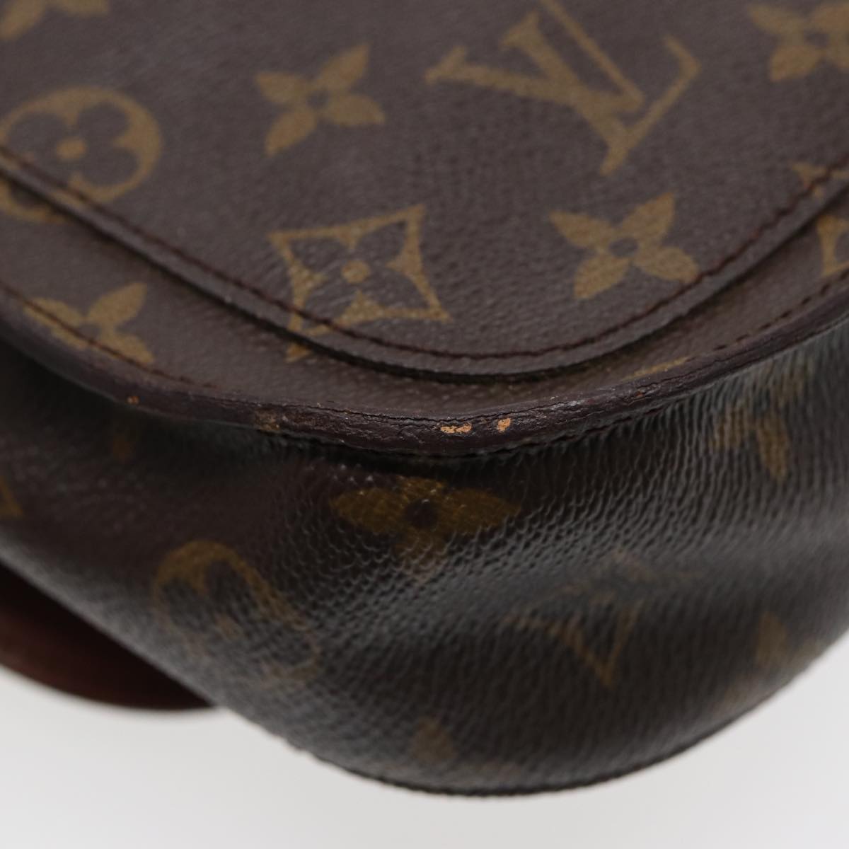 LOUIS VUITTON Monogram Saint Cloud MM Shoulder Bag M51243 LV Auth 88025