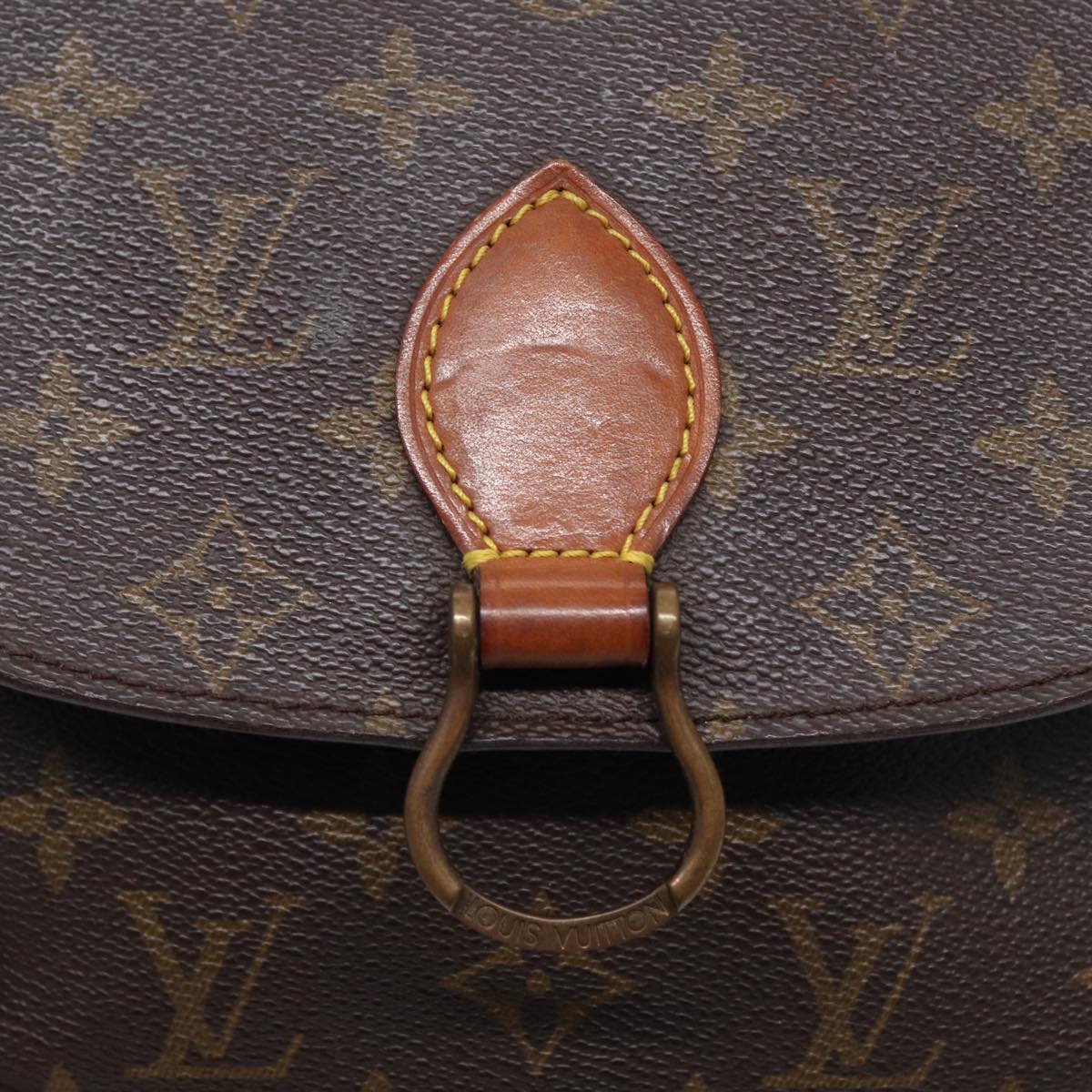 LOUIS VUITTON Monogram Saint Cloud MM Shoulder Bag M51243 LV Auth 88025