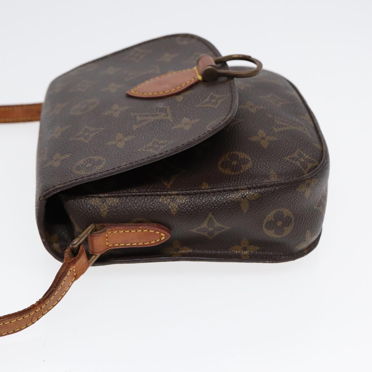 LOUIS VUITTON Monogram Saint Cloud MM Shoulder Bag M51243 LV Auth 88025