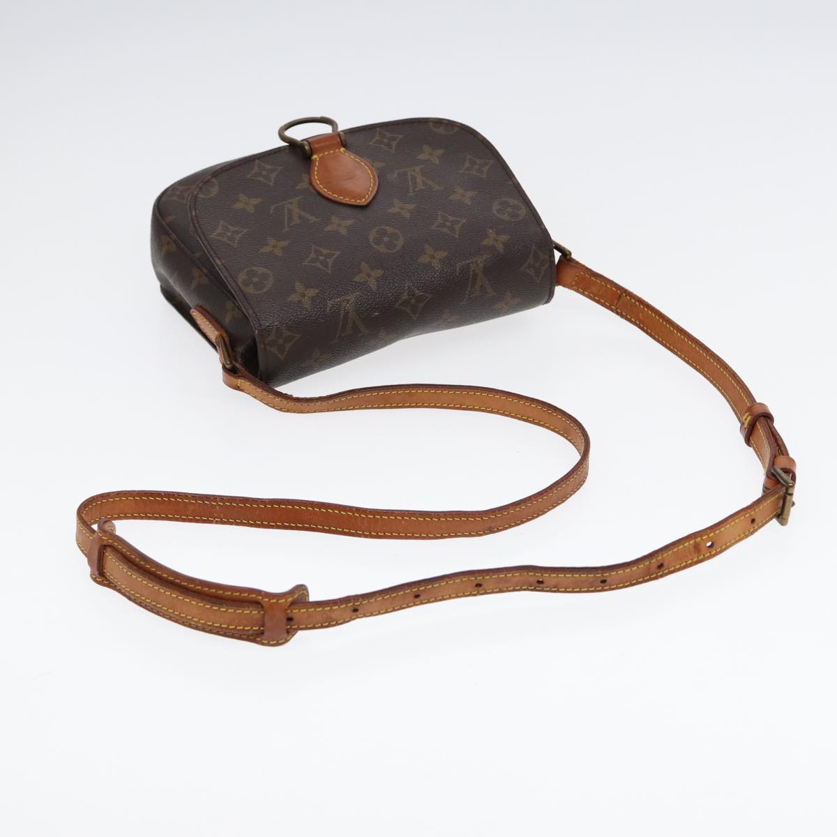 LOUIS VUITTON Monogram Saint Cloud MM Shoulder Bag M51243 LV Auth 88025