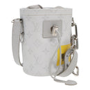 LOUIS VUITTON Monogram White Chalk Nanobag Shoulder Bag Gray M44631 Auth 88029-1