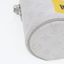 LOUIS VUITTON Monogram White Chalk Nanobag Shoulder Bag Gray M44631 Auth 88029-13