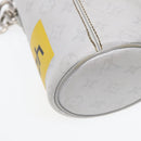 LOUIS VUITTON Monogram White Chalk Nanobag Shoulder Bag Gray M44631 Auth 88029-15