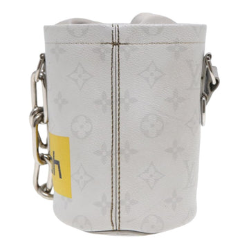 LOUIS VUITTON Monogram White Chalk Nanobag Shoulder Bag Gray M44631 Auth 88029 - 0