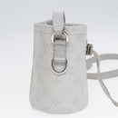 LOUIS VUITTON Monogram White Chalk Nanobag Shoulder Bag Gray M44631 Auth 88029-3