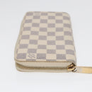 LOUIS VUITTON Damier Azur Zippy Wallet Long Wallet N63503 LV Auth 88032-3