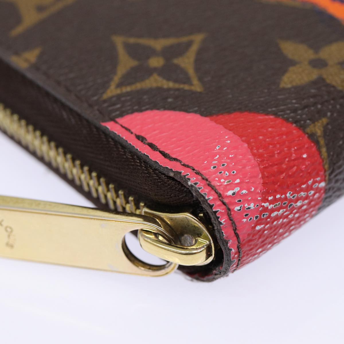 LOUIS VUITTON Monogram Ramage Zippy Wallet Long Wallet M60927 LV Auth 88062