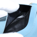 LOUIS VUITTON Suhari Compact Zip Wallet Leather Blue M91829 LV Auth 88071-15