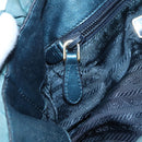 PRADA Hand Bag Nylon Green Gold Auth 88089-21