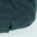 PRADA Hand Bag Nylon Green Gold Auth 88089-3