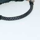 PRADA Hand Bag Nylon Green Gold Auth 88089-8