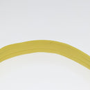 PRADA Shoulder Bag Nylon Yellow Silver Auth 88093-8