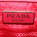 PRADA Quilted Shoulder Bag Nylon Pink Gold Auth 88102-19
