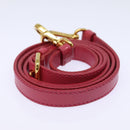 PRADA Quilted Shoulder Bag Nylon Pink Gold Auth 88102-24