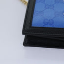 GUCCI GG Supreme Adidas Collaboration Chain Shoulder Wallet 621892 Auth 88144A-14