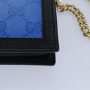 GUCCI GG Supreme Adidas Collaboration Chain Shoulder Wallet 621892 Auth 88144SAM-17