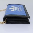 GUCCI GG Supreme Adidas Collaboration Chain Shoulder Wallet 621892 Auth 88144SAM-3
