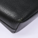 GUCCI Hand Bag Leather Black Gold 000 2058 0558 0 Auth 88166-11