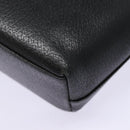 GUCCI Hand Bag Leather Black Gold 000 2058 0558 0 Auth 88166-12