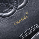 CHANEL Matelasse Chain Shoulder Bag Leather Black Gold CC Auth 88183-20