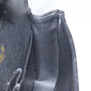 CHANEL Matelasse Chain Shoulder Bag Leather Black Gold CC Auth 88183-22