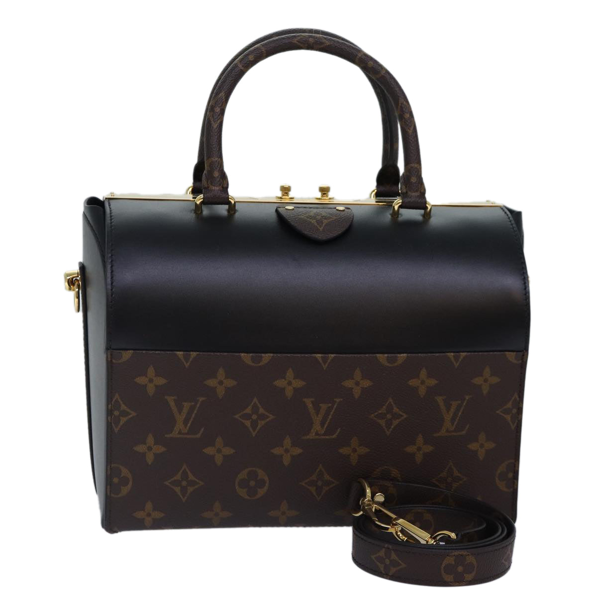 LOUIS VUITTON Monogram Speedy Doctor 25 Hand Bag M51468 LV Auth 88186S