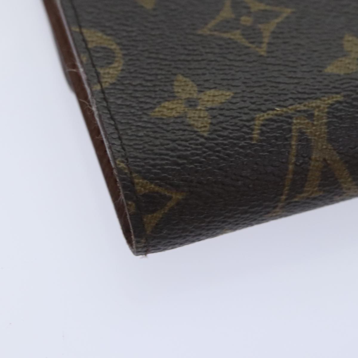 LOUIS VUITTON Monogram Porte Tresor Etui Papie Wallet M61202 LV Auth 88197