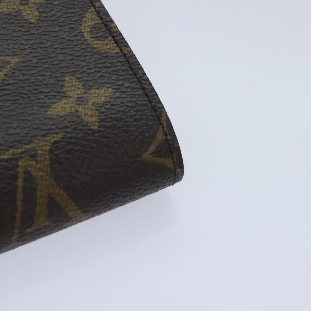 LOUIS VUITTON Monogram Porte Tresor Etui Papie Wallet M61202 LV Auth 88197