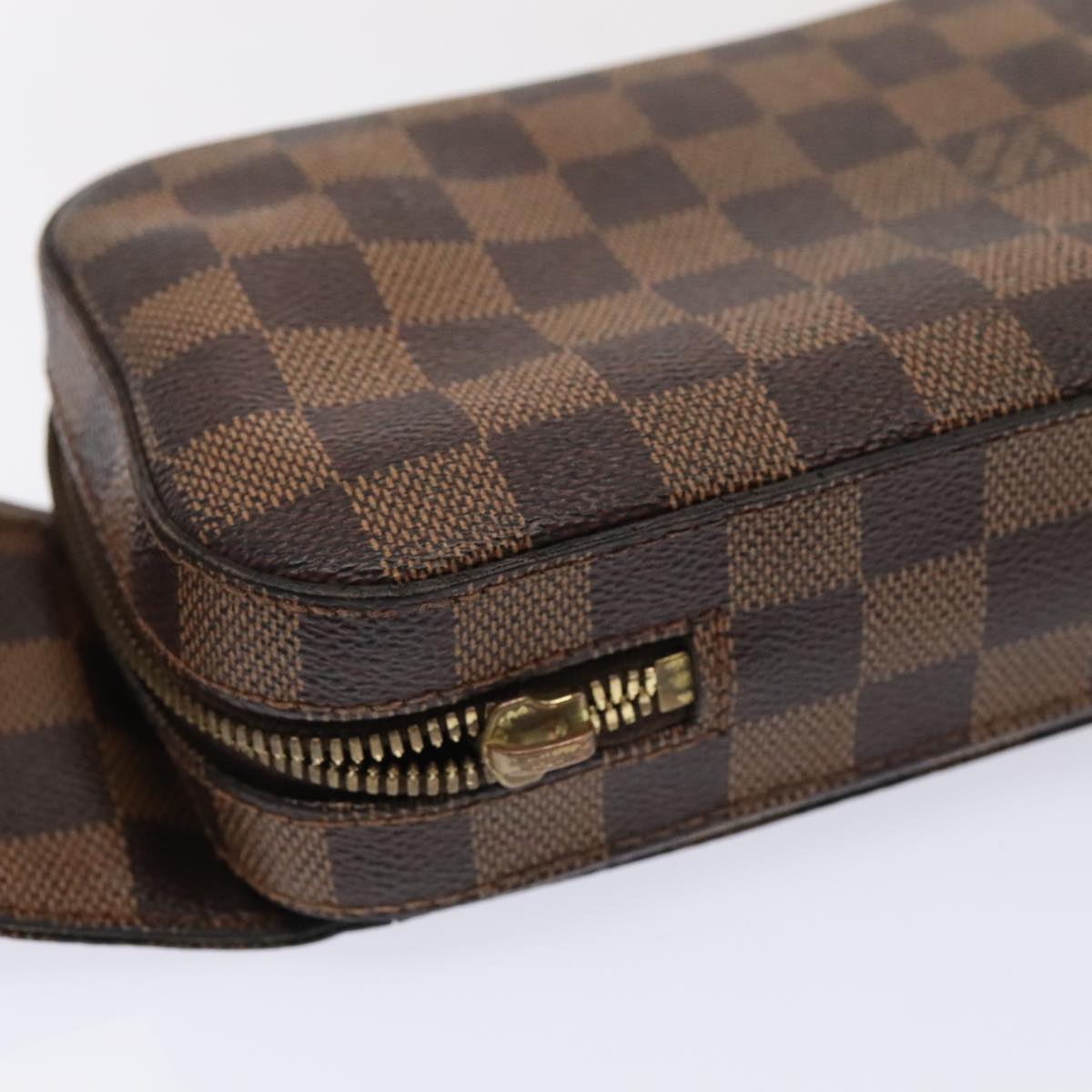 LOUIS VUITTON Damier Ebene Geronimos Shoulder Bag N51994 LV Auth 88201