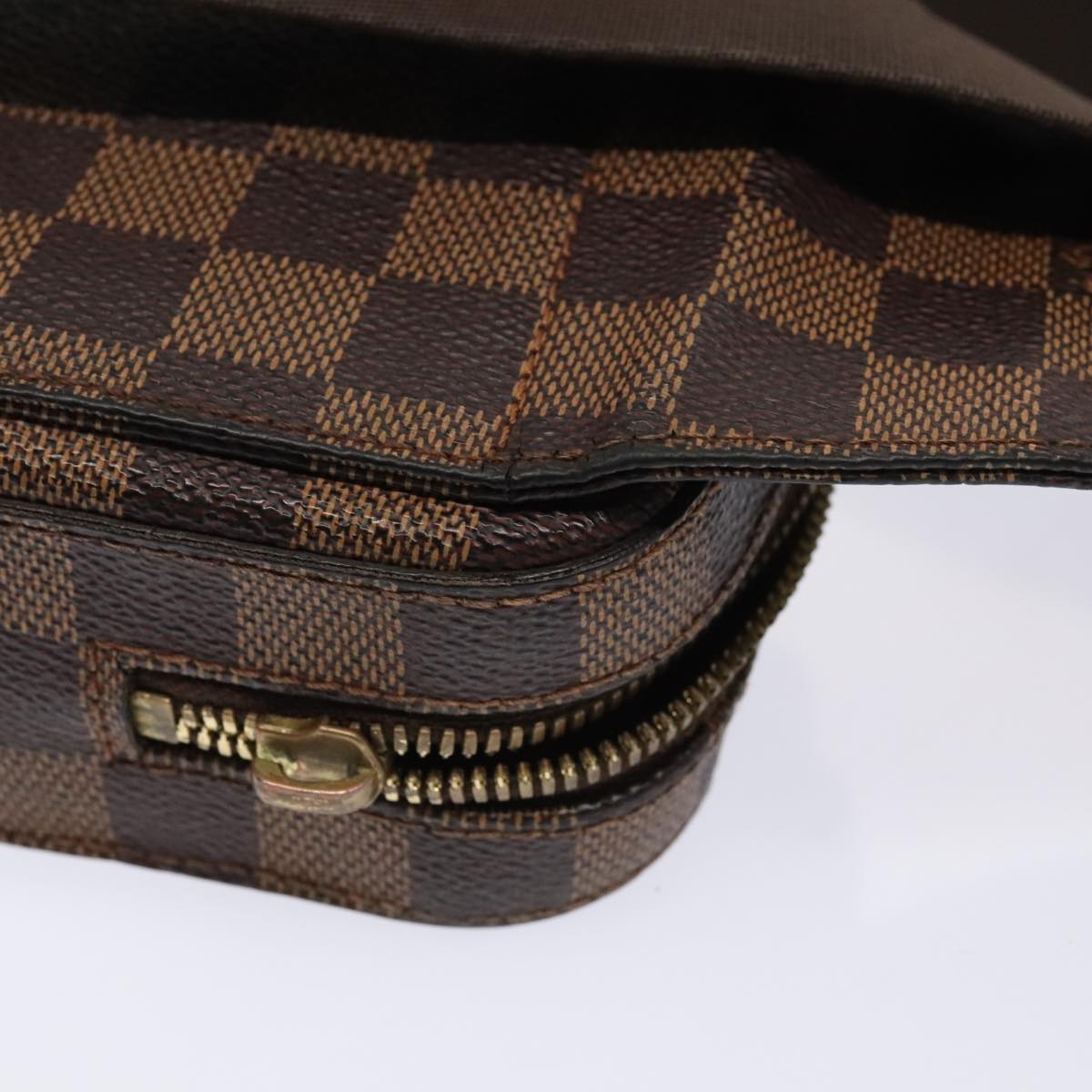 LOUIS VUITTON Damier Ebene Geronimos Shoulder Bag N51994 LV Auth 88201