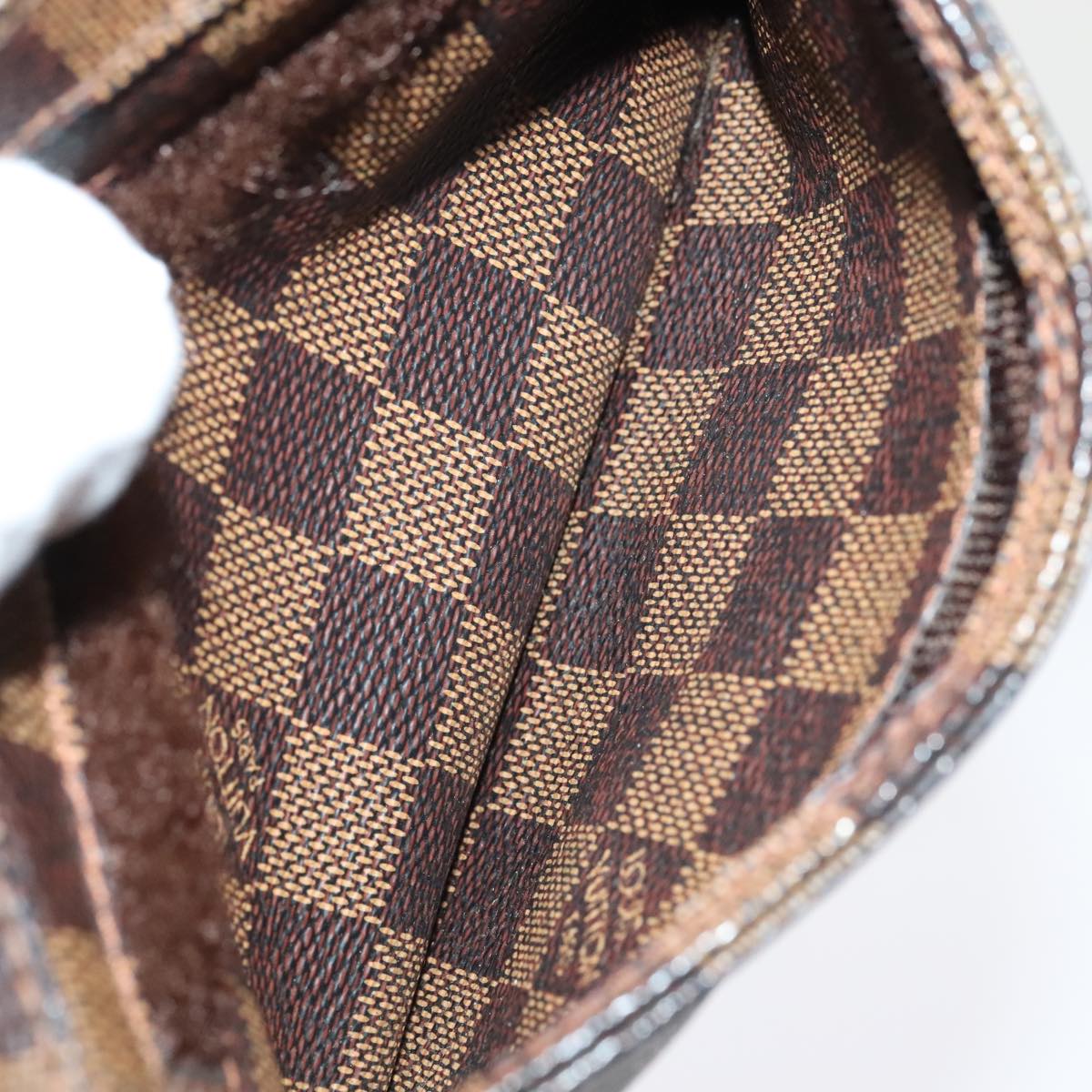 LOUIS VUITTON Damier Ebene Geronimos Shoulder Bag N51994 LV Auth 88201