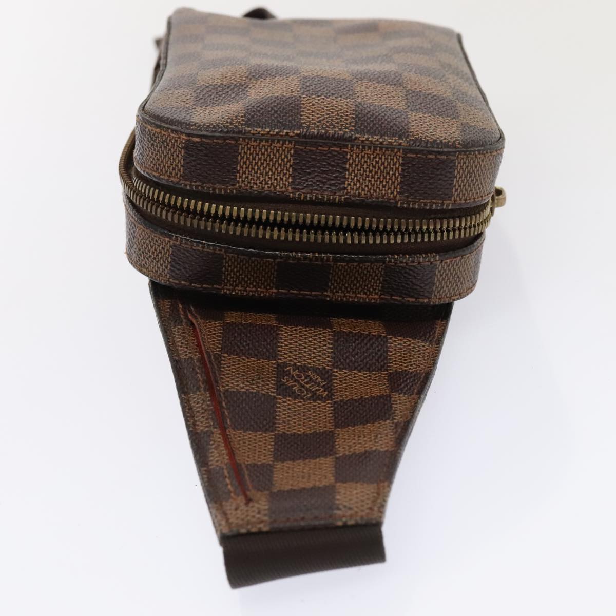 LOUIS VUITTON Damier Ebene Geronimos Shoulder Bag N51994 LV Auth 88201