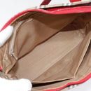 Burberrys Nova Check Tote Bag Canvas Leather Beige Gold Auth 88205-11