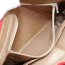 Burberrys Nova Check Tote Bag Canvas Leather Beige Gold Auth 88205-21