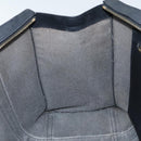 MCM Vicetos Logogram Tote Bag PVC Black Auth 88208-21