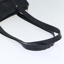 MCM Vicetos Logogram Tote Bag PVC Black Auth 88208-7