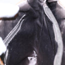 PRADA Hand Bag Nylon Beige Silver Auth 88223-19