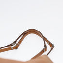 PRADA Hand Bag Nylon Beige Silver Auth 88223-8