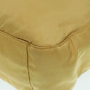 PRADA Hand Bag Nylon Yellow Silver Auth 88229-14