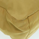 PRADA Hand Bag Nylon Yellow Silver Auth 88229-15