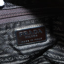 PRADA Hand Bag Nylon Yellow Silver Auth 88229-18