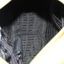 PRADA Hand Bag Nylon Yellow Silver Auth 88229-11