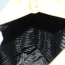 PRADA Hand Bag Nylon Yellow Silver Auth 88229-19