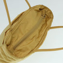 PRADA Hand Bag Nylon Yellow Silver Auth 88229-6