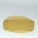 PRADA Hand Bag Nylon Yellow Silver Auth 88229-5