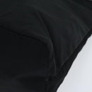 PRADA Tote Bag Nylon Black Silver Auth 88230-9